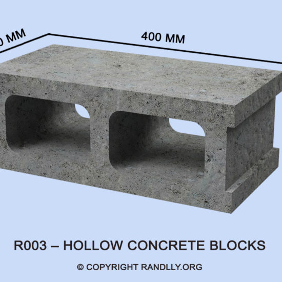 R004 – Hollow Concrete Blocks – Randlly.org